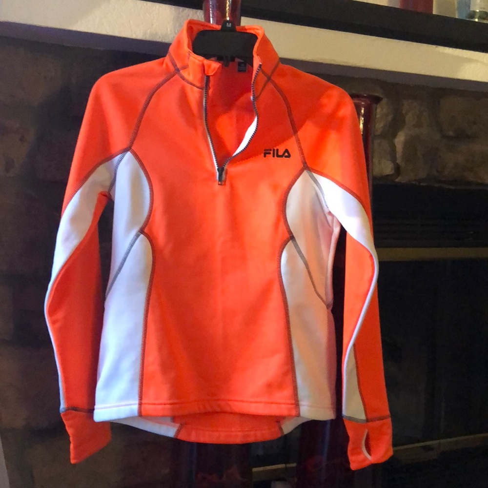 FILA 1/4  ZIP PULLOVER LIGHT WEIGHT JACKET